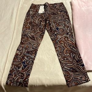 NWOT  Chico’s So Slimming Juliet Bohemian Status Ankle Pant Basic Multi